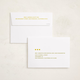 This is a lemondrop graduation announcements with standard by Rachel Cassel called checked out printing on recycled smooth signature in standard