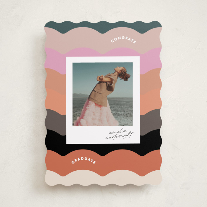 "colorwave" - Graduation Announcements in Sunset by Lori Wemple.