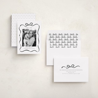 This is a onyx graduation announcements with standard by Itsy Belle Studio called ribbon frame printing on recycled smooth signature in standard