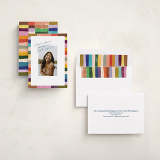 This is a indigo graduation announcements with standard by Sierra Lee called colorful scallop printing on recycled smooth signature in standard
