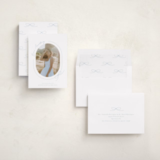 This is a sky graduation announcements with standard by Blustery August called etna printing on recycled smooth signature in standard