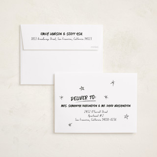 This is a onyx graduation announcements with standard by Stacey Day called marker printing on recycled smooth signature in standard
