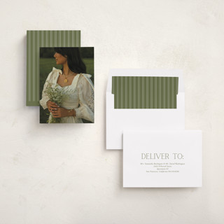This is a basil graduation announcements with standard by Oscar and Emma - Karly Depew called classic allure printing on recycled smooth signature in standard
