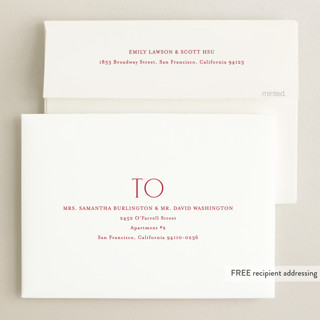 This is a cherry graduation announcements with standard by Carolyn MacLaren called top of class printing on recycled smooth signature in standard