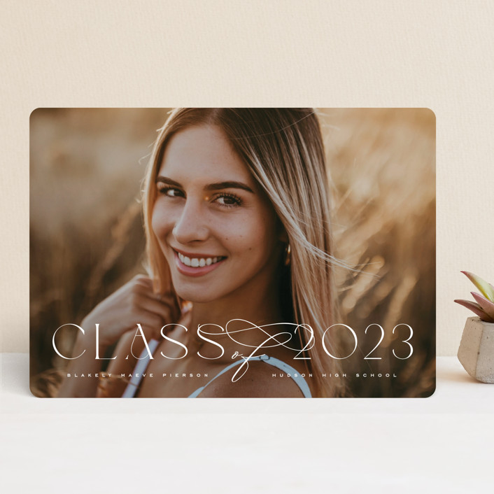Intention Graduation Announcements by Kristie Kern Minted
