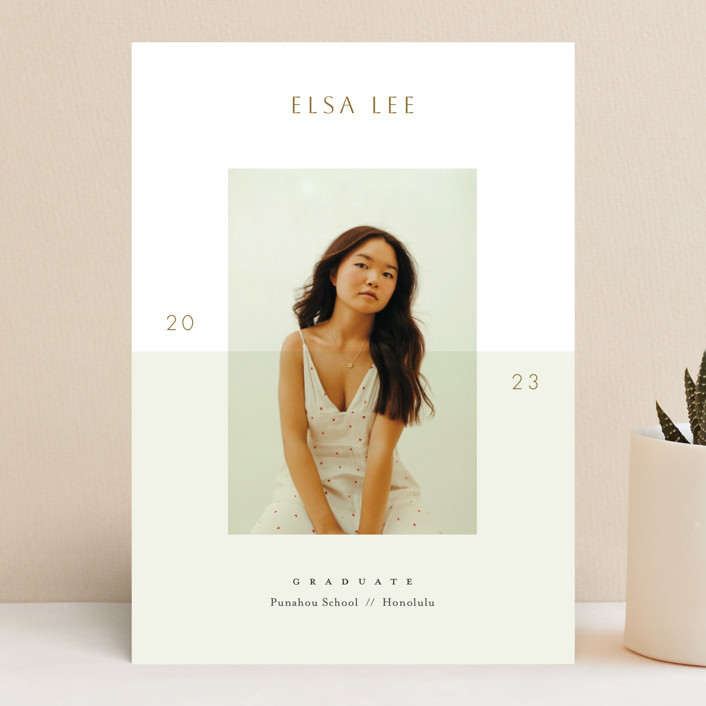 centered Graduation Announcements by Eric Clegg Minted