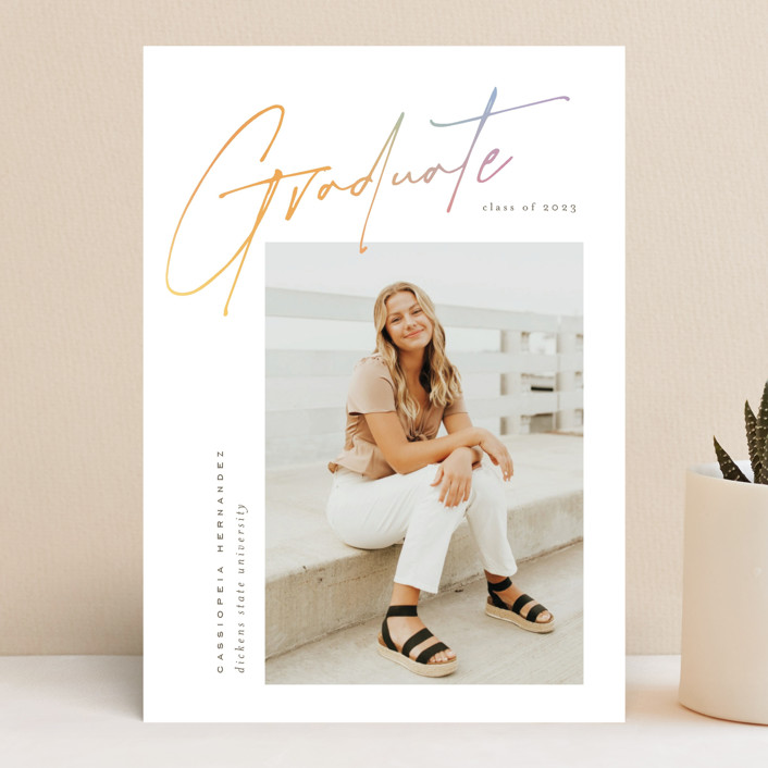 arcobaleno Graduation Announcements by Minted