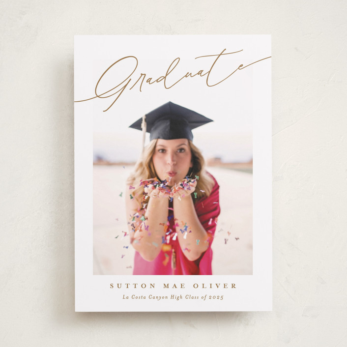 Celebratory Graduation Announcements by Carolyn MacLaren Minted