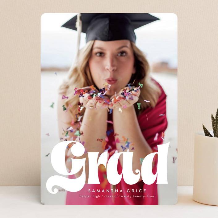 Posh Graduation Announcements by Lori Wemple Minted