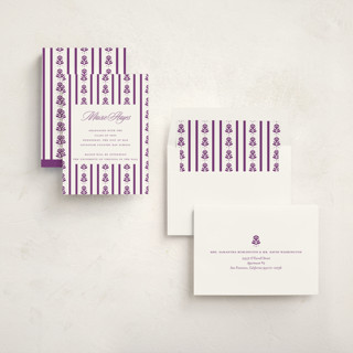 This is a royal graduation announcements with standard by Erin German called sweet garden printing on signature in standard