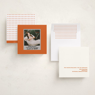 This is a tiger graduation announcements with standard by Cleghorn Creative called photo snap + penned names printing on recycled smooth signature in standard