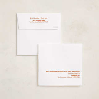 This is a tiger graduation announcements with standard by Cleghorn Creative called photo snap + penned names printing on recycled smooth signature in standard
