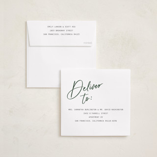 This is a hunter graduation announcements with standard by Erin German called signature snapshot printing on recycled smooth signature in standard