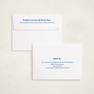 This is a cornflower graduation announcements with standard by Megan Davis called vinyl printing on recycled smooth signature in standard