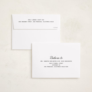 This is a silk graduation announcements with standard by Cass Loh called trio gallery printing on recycled smooth signature in standard