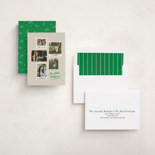 This is a cement graduation announcements with standard by Kamala Nahas called ephemeral printing on recycled smooth signature in standard