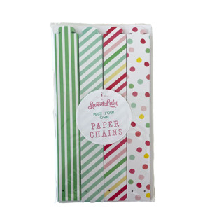 This is a multicolor party decorations by Jollity and Co called it's a party paper chains - set of 50 in standard