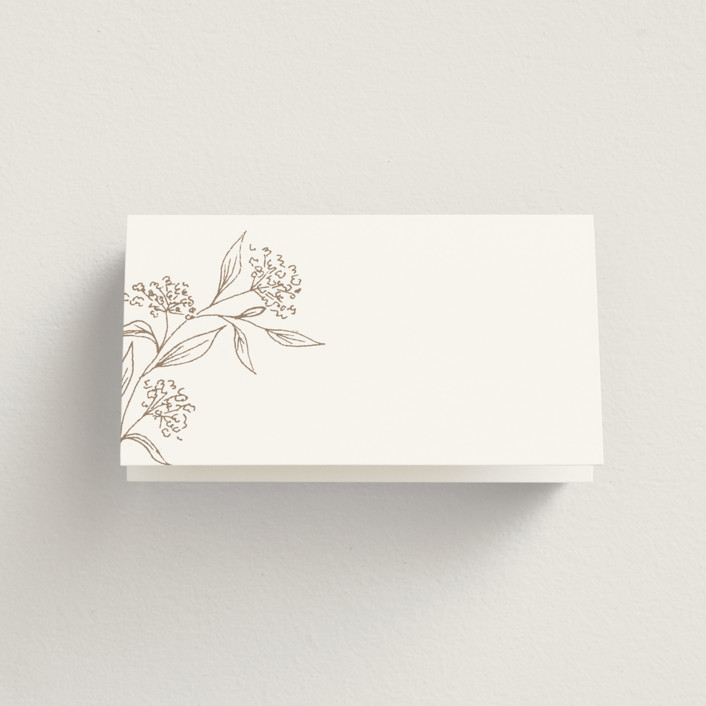 Monogrammed Wedding Place Cards by Chris Griffith | Minted