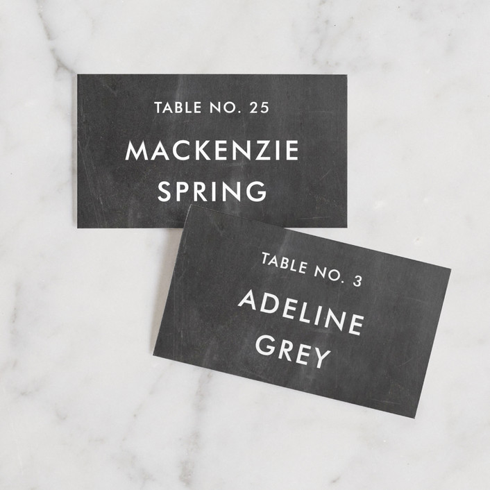 Chalkboard Flora Wedding Place Cards By Snow And Ivy Minted Chalkboard Flora Wedding Place Cards In By Snow And