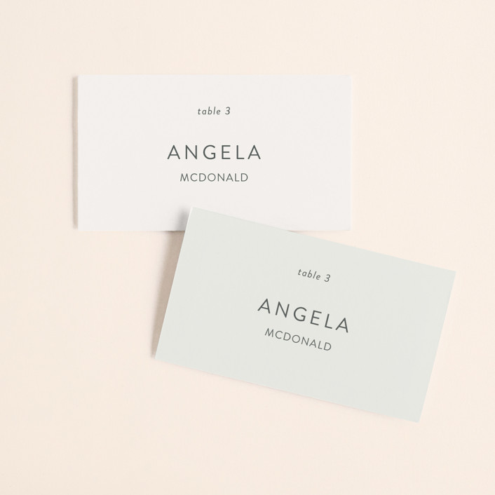 "Pattern Play" - Place Cards in Pebble by Anelle Mostert.