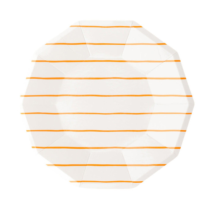Clementine Frenchie Striped Small Plates