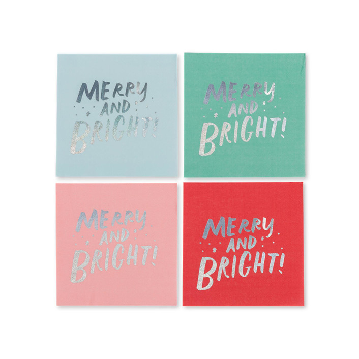 Snow Day Petite Napkins - Set of 16