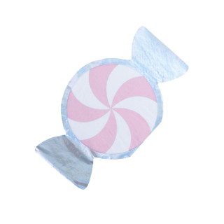 This is a pink party decorations by Jollity and Co called pink peppermint napkins - set of 16 in standard