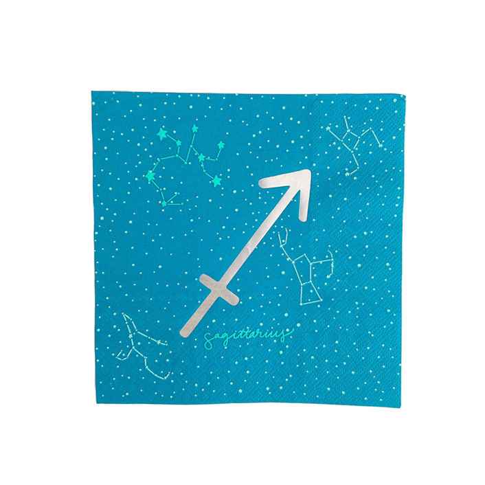 Zodiac Sagittarius Large Napkins - set of 16