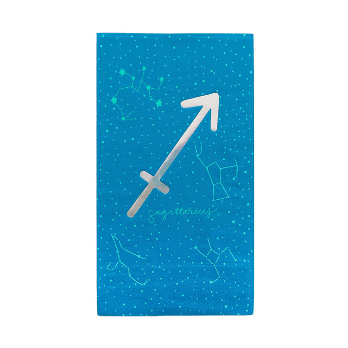Zodiac Sagittarius Guest Napkins - Set of 16