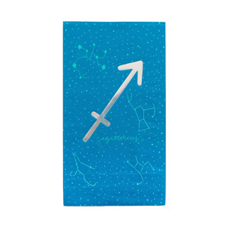 This is a blue party decorations by Jollity and Co called zodiac sagittarius guest napkins - set of 16 in standard