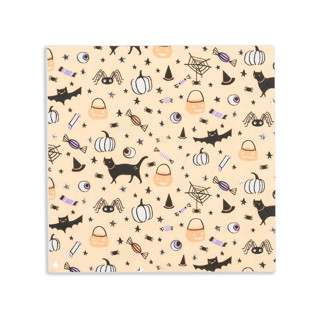 This is a orange party decorations by Jollity and Co called hocus pocus large napkins- set of 16 in standard