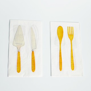 This is a multicolor party decorations by POP Party Supplies called little chef  napkins (x12) in standard