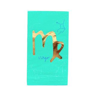 This is a green party decorations by Jollity and Co called zodiac virgo guest napkins - set of 16 in standard