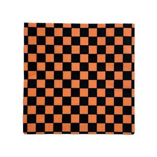 This is a multicolorassorted-colors party decorations by Jollity and Co called check it! halloween large napkins - set of 16 in standard
