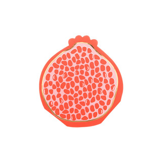 This is a red party decorations by Jollity and Co called le dinner pomegranate large napkins - set of 16 in standard