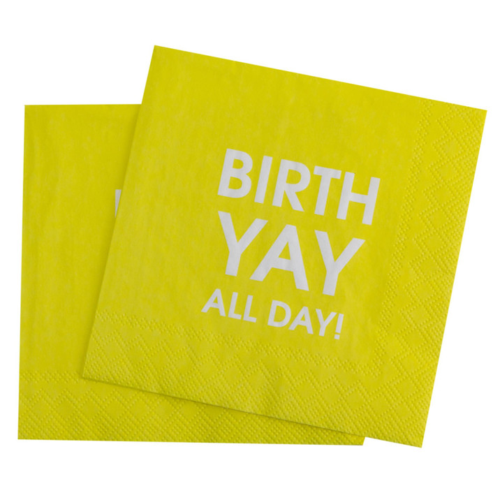 BirthYAY All Day - Cocktail Napkins