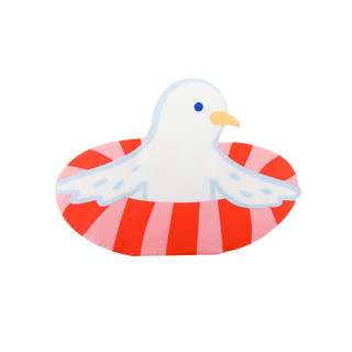 This is a multicolor party decorations by Jollity and Co called seaside seagull guest napkins in standard