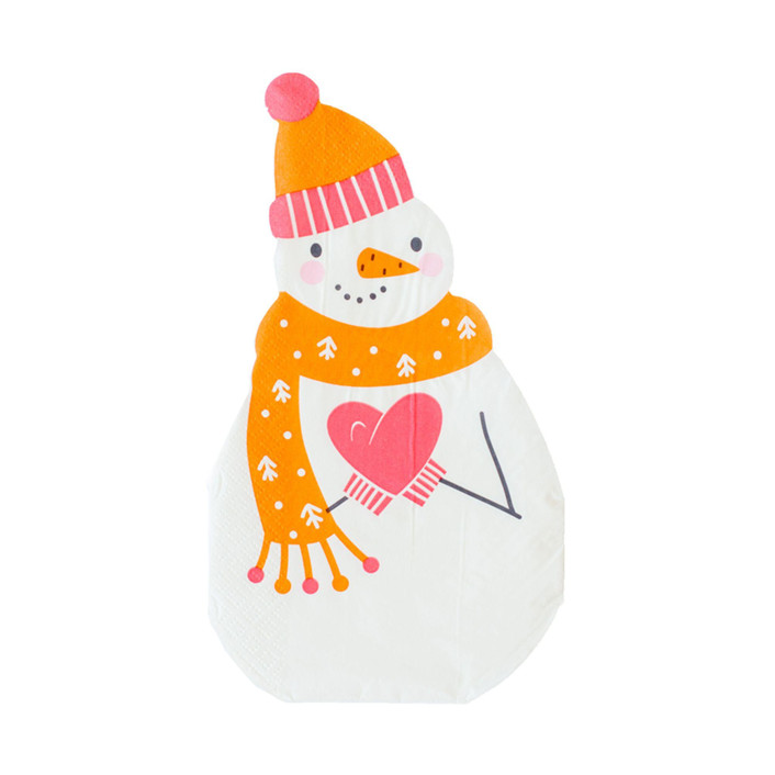 Blizzard Buddies Guest Napkins - Set of 16