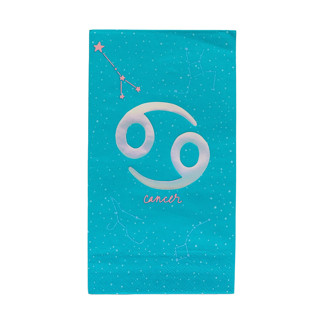 This is a blue party decorations by Jollity and Co called zodiac cancer guest napkins - set of 16 in standard