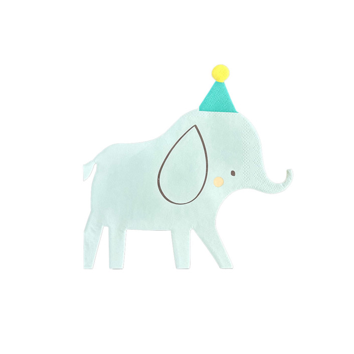 Little Celebrations Elephant Petite Napkins - Set of 16