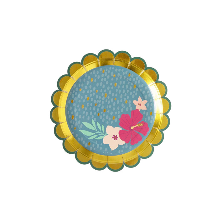 Tropical Platters - Pack of 4