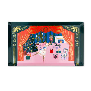This is a multicolor party decorations by Jollity and Co called nutcracker large plates - set of 8 in standard