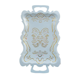This is a multicolor party decorations by Jollity and Co called let them eat cake platters - pack of 8 in standard