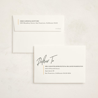 This is a sunshine graduation invitations with standard by Owl and Toad called written out printing on signature in petite