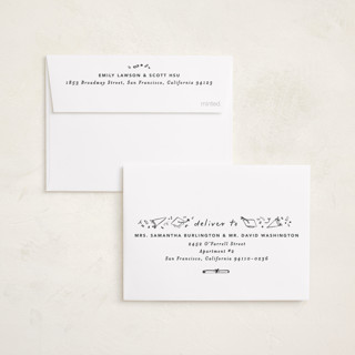 This is a sand graduation invitations with standard by Creo Study called iconic printing on signature in petite