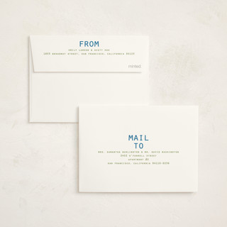 This is a sky graduation invitations with standard by Owl and Toad called degree printing on signature in petite