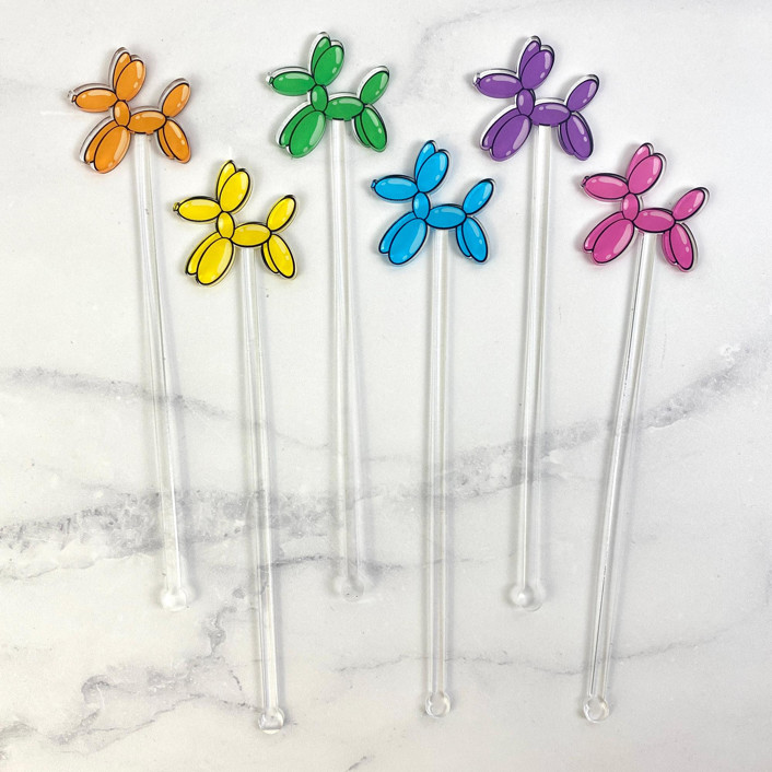 Balloon Dog Stir Sticks