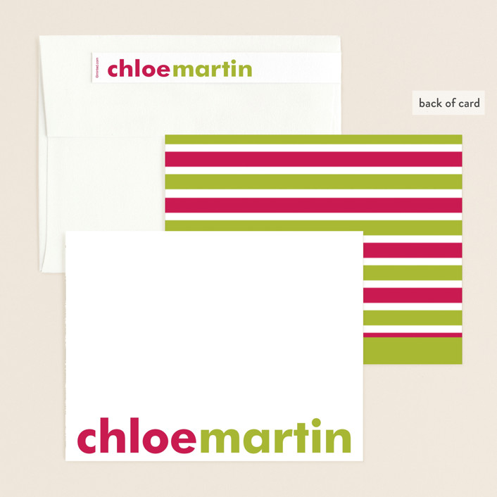 Accent Personalized Stationery by Marabou Design Minted