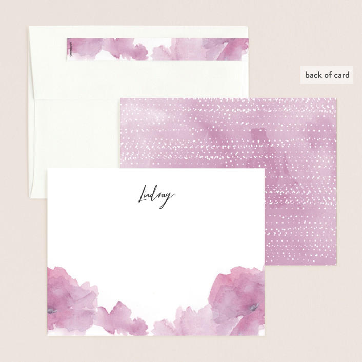 Soft Florals Personalized Stationery by Lori Wemple Minted