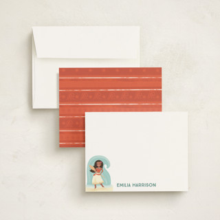 This is a shell personalized stationery thank you cards with standard by Itsy Belle Studio called make way, make way printing on signature in 4.25x5.5